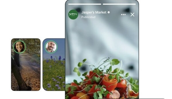 WhatsApp con anuncios
