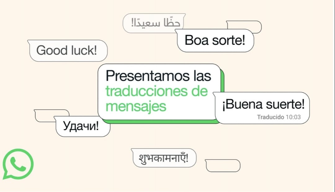 Traducción de mensajes en WhatsApp
