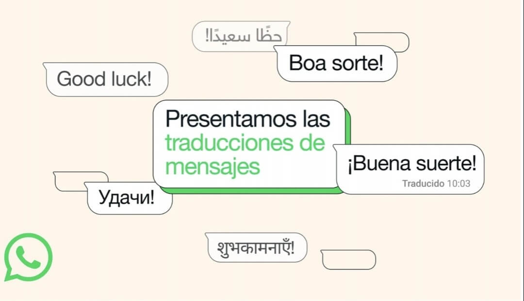 Traducción de mensajes en WhatsApp