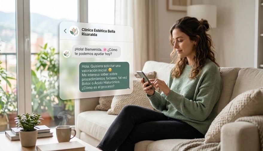 Clínicas 4.0: Cómo el sector salud y estético usa Chatbots y mensajería 24/7