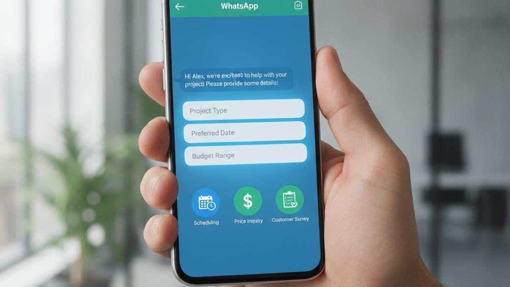WhatsApp Flows: cómo crear formularios interactivos dentro del chat y aumentar la conversión