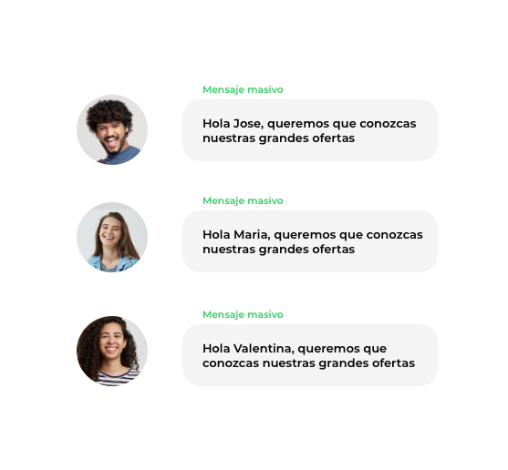 Personaliza tus mensajes