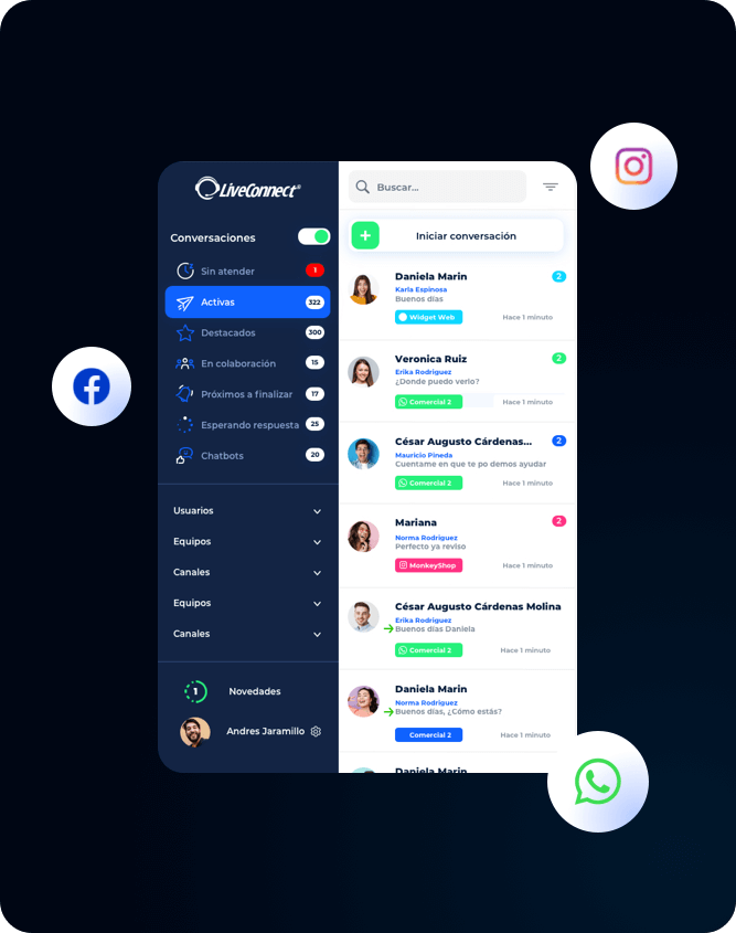 LiveConnect centraliza todo