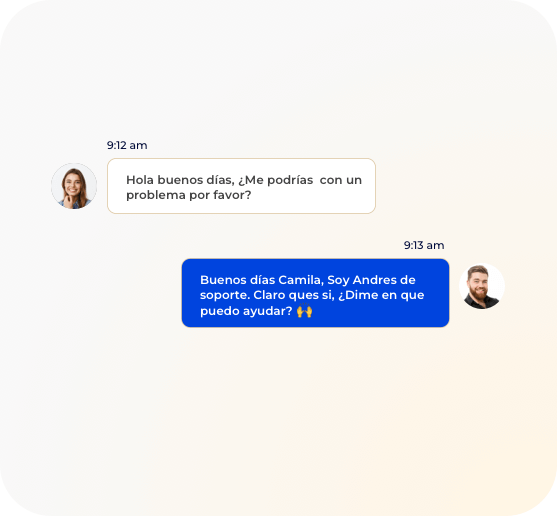 Creemos en la tecnología que acerca, no la que complica.