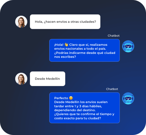 Tus procesos no son genéricos. Tu chatbot tampoco debería serlo.