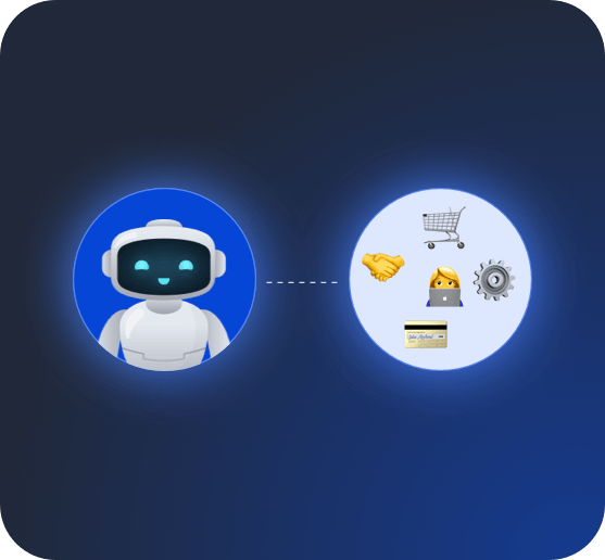 Conecta tu chatbot con las herramientas que ya usas.