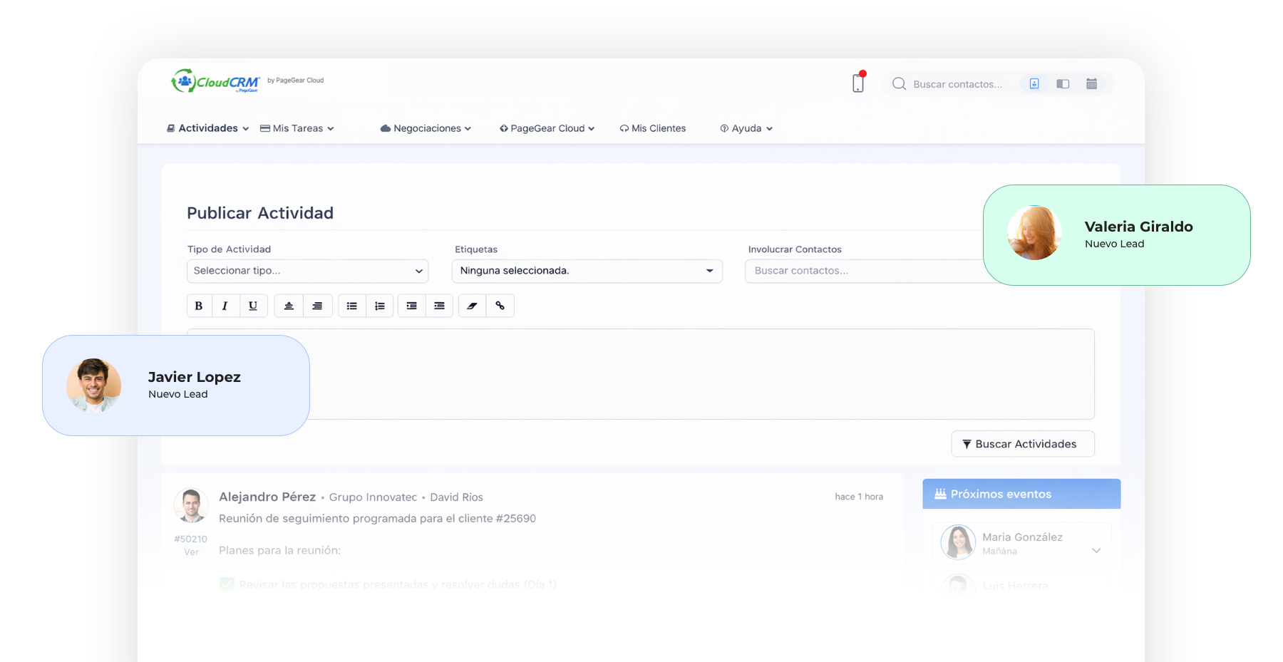 Imagen que representa Gestiona tus clientes y oportunidades con un CRM para empresas