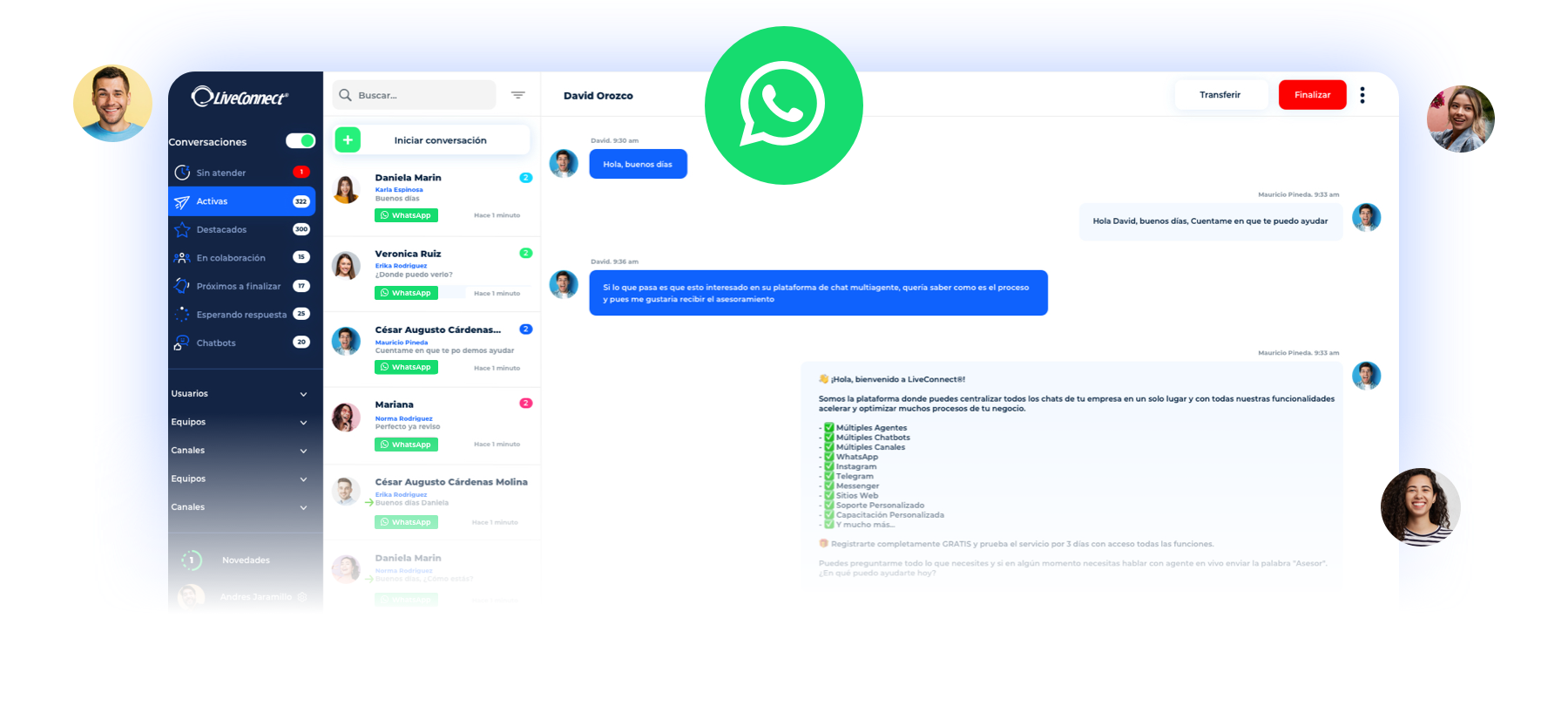 Imagen que representa CRM para WhatsApp